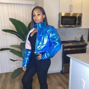 Metallic Shell Jacket